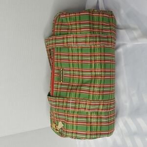 BUNNY BRADLEY BIRDIE BARREL BAG-SHERIDAN TARTAN DESIGN